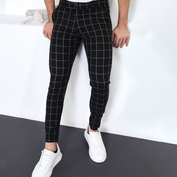 pantalon homme tendance 2024 noir