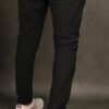 pantalon homme noir simple tendance 2024