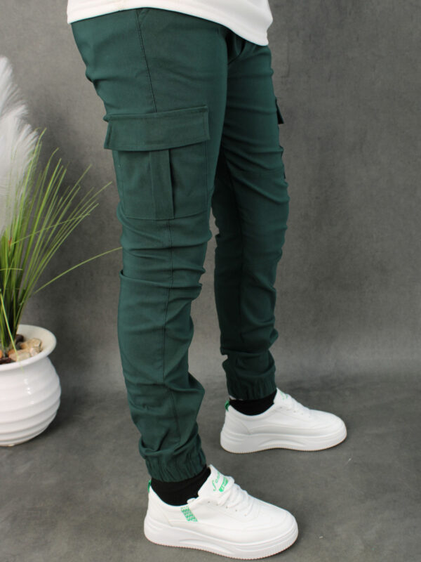 pantalon cargo enfants vert gazon tendance 2024